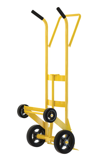 DRUM TRUCK 4 RIGID RUBBER WHEELS STEEL